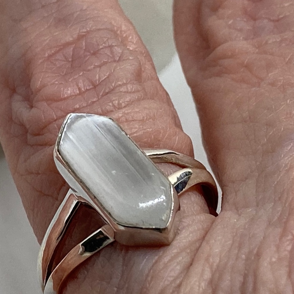 🆕 SELANITE BLADE RING SIZE 8 - Picture 5 of 9